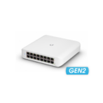 16-портов гигабитен PoE комутатор Ubiquiti UniFi Switch Lite USW-Lite-16-PoE Gen2