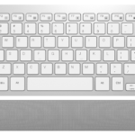 Клавиатура Delux K3300D безжична/Bluetooth сребриста US Layout