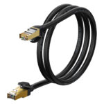 Мрежов кабел Baseus WKJS010101 Speed ​​Seven High Speed ​​RJ45 10Gbps 1m черен