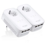 Powerline TP-Link TL-PA8030P KIT AV1200 3-Port Gigabit Passthrough Starter Kit