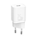 Зарядно устройство Baseus Super Si Quick USB-C, 25W, бяло CCSP020102