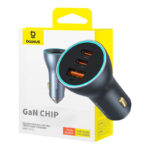 Зарядно за кола Baseus Golden Contactor Pro с 2x USB-C, 1x USB, 65W C00035202841-00