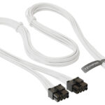 Seasonic модулен кабел Modding Cable 600W White - PCIe 5.0 12VHPWR - SS-2X8P-12VHPWR-600