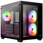 AeroCool кутия Case ATX - Dryft-G-BK-v2 - aRGB