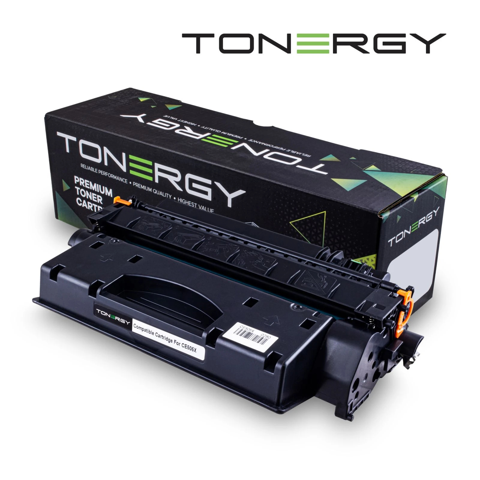 tonergy_ce505x_oxlu9y Tonergy съвместима Тонер Касета Compatible Toner Cartridge HP 05X CE505X CANON CRG-719H Black, High Capacity 6.5k - Image 1