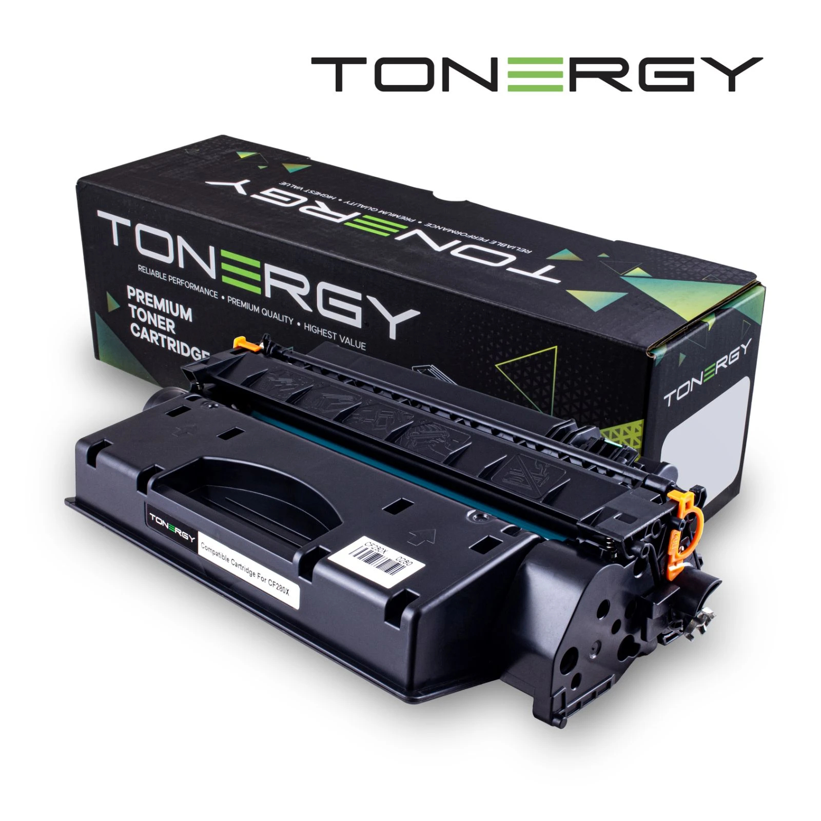 tonergy_cf280x_xsndaj Tonergy съвместима Тонер Касета Compatible Toner Cartridge HP 80X CF280X Black, High Capacity 7k - Image 1