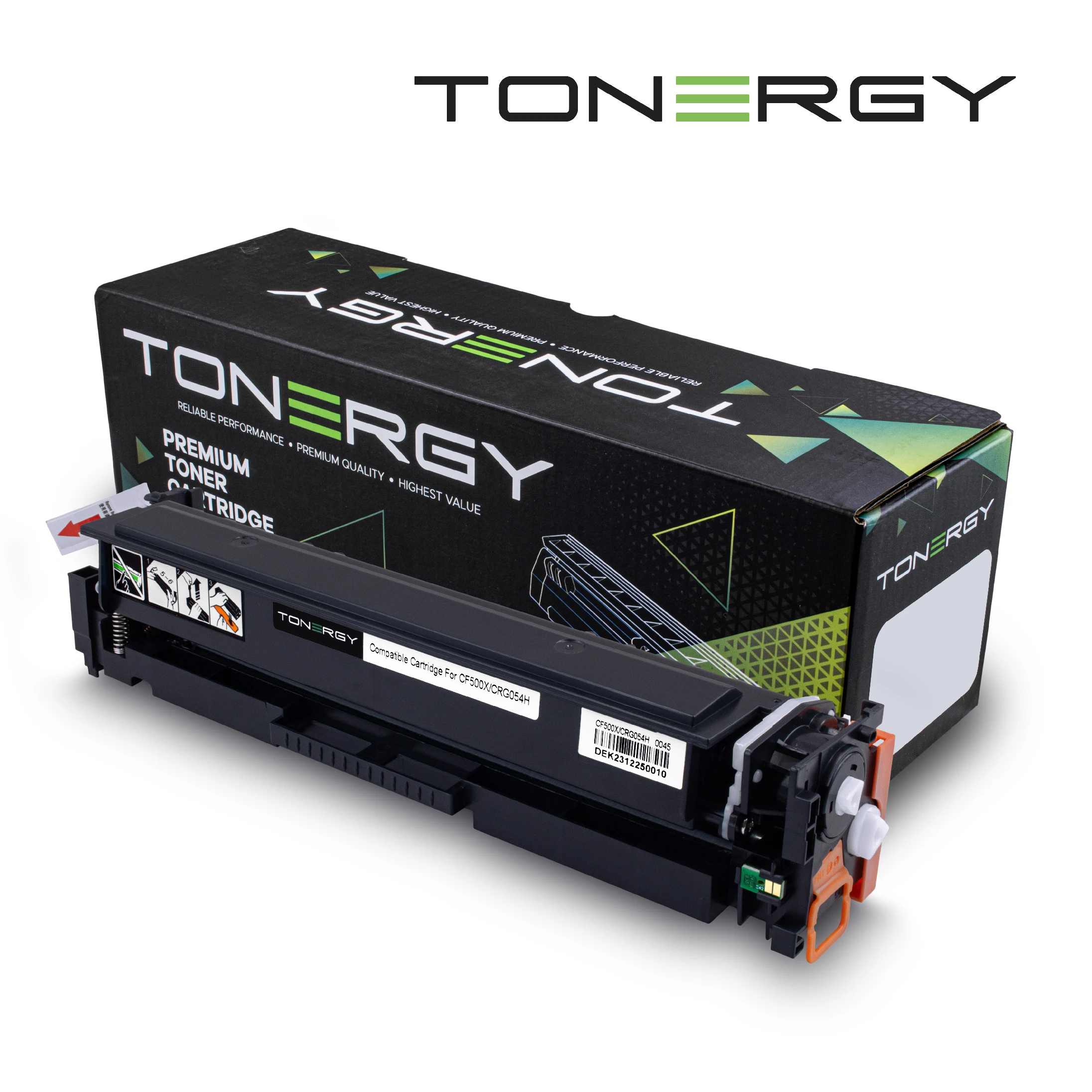 tonergy_cf500x_crg054h_foygko Tonergy съвместима Тонер Касета Compatible Toner Cartridge HP 202X CF500X CANON CRG-054H Black, High Capacity 3.2K - Image 1