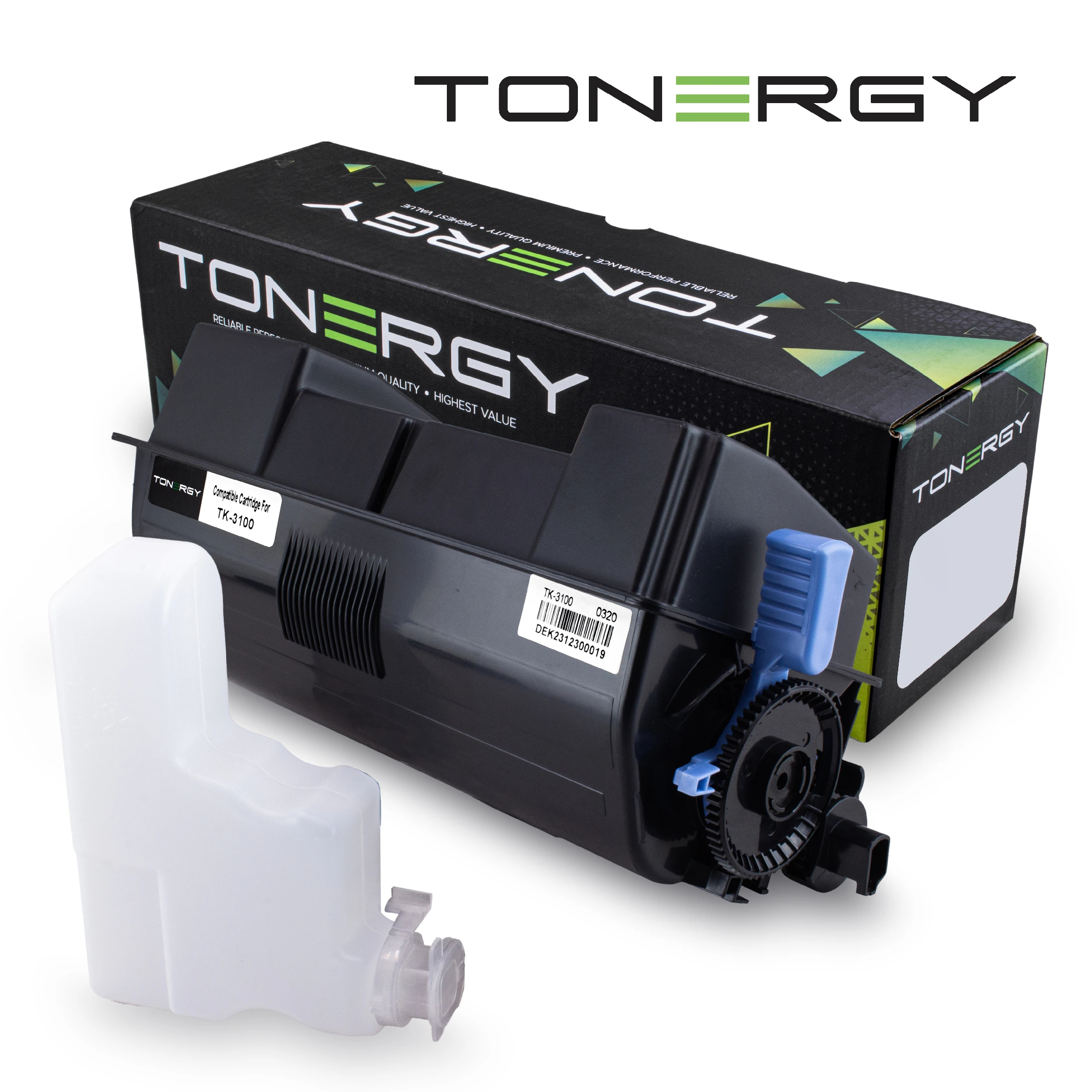 tonergy_tk_3100_sqaepw Tonergy съвместима Тонер Касета Compatible Toner Cartridge KYOCERA TK-3100 TK-3101 TK-3102 TK-3104 Black, 12.5k - Image 1