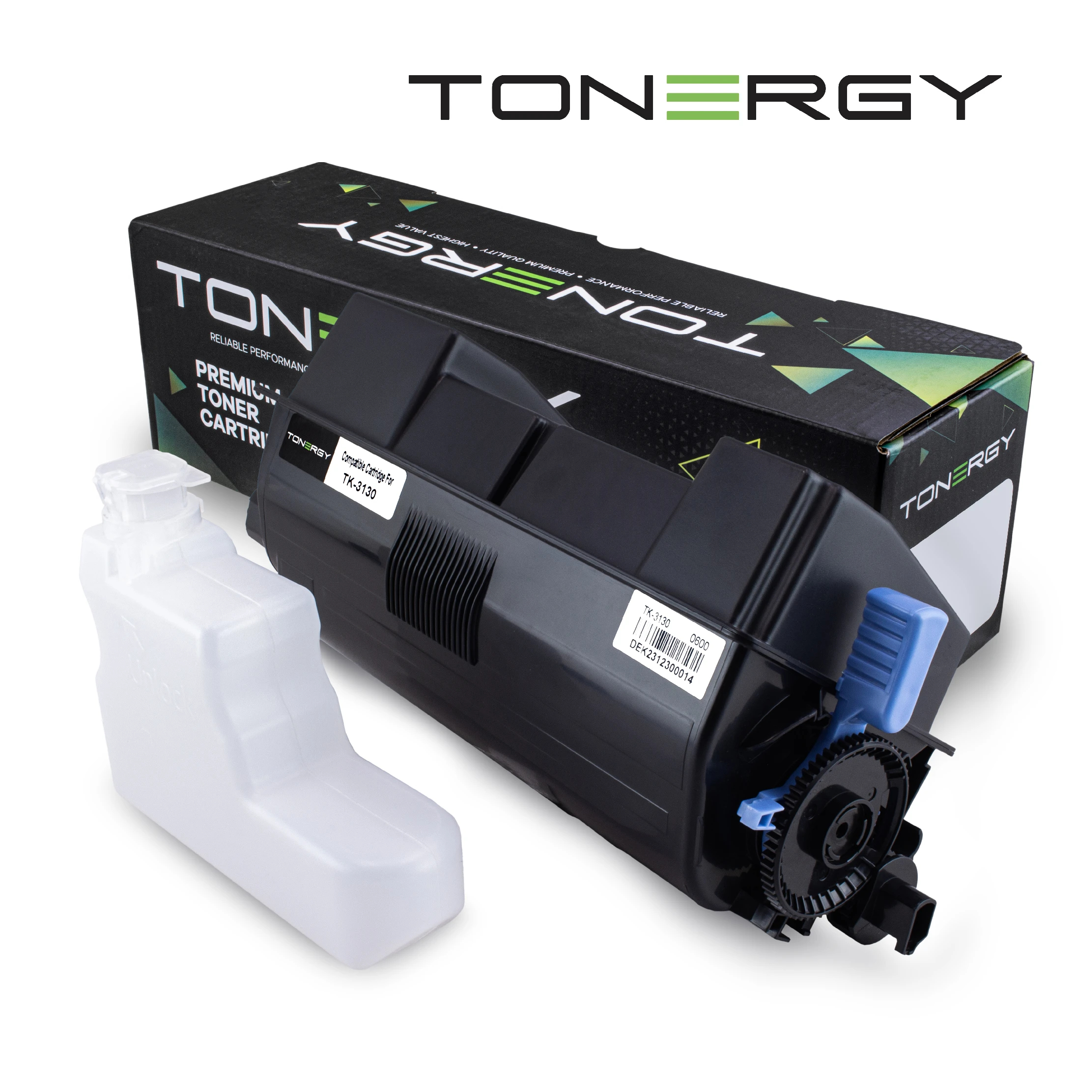tonergy_tk_3130_xd7qgm Tonergy съвместима Тонер Касета Compatible Toner Cartridge KYOCERA TK-3130 TK-3131 TK-3132 TK-3134 Black, 15.5k - Image 1