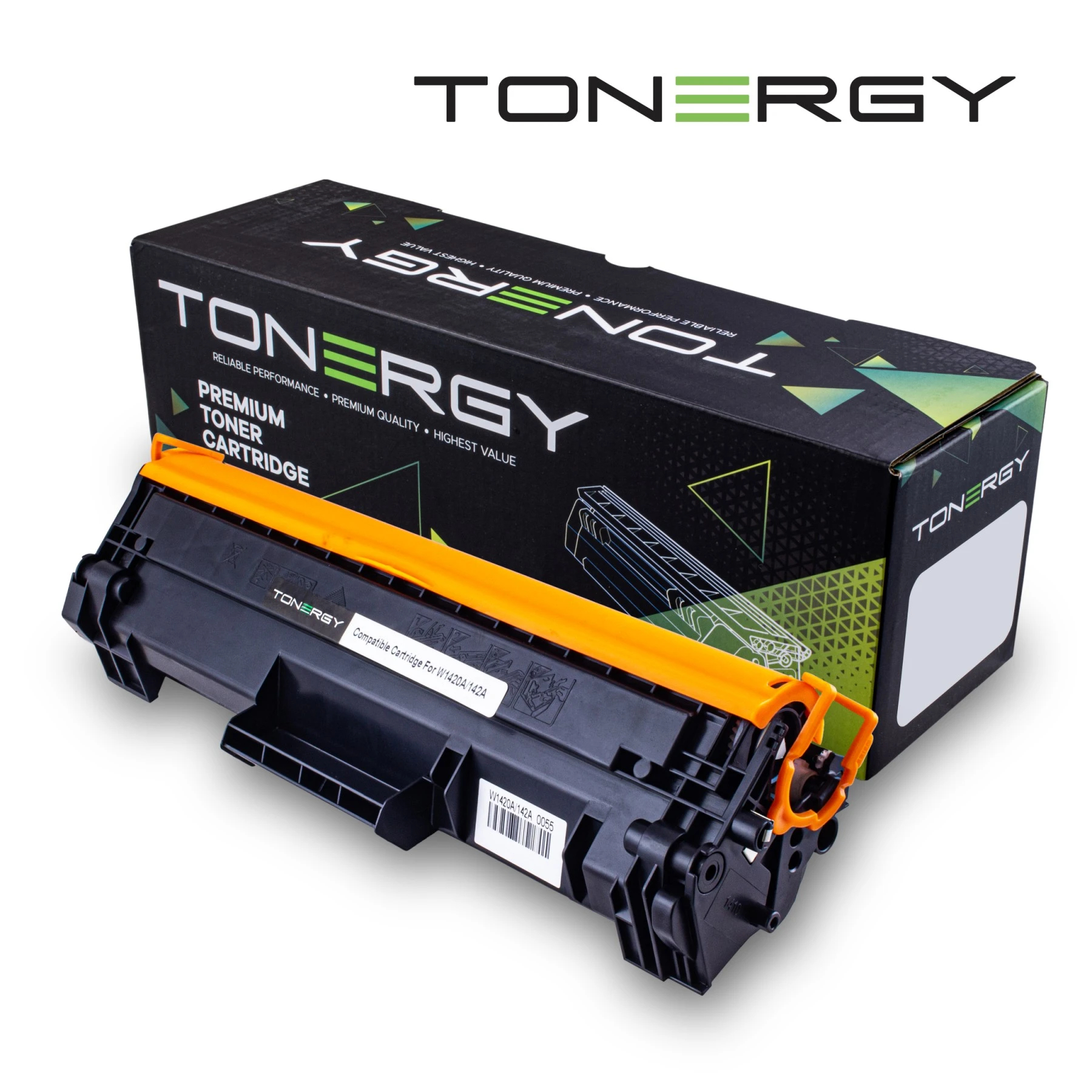 tonergy_w1420a_0utsby Tonergy съвместима Тонер Касета Compatible Toner Cartridge HP 142A W1420A Black, 1k - Image 1