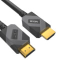 VCom Кабел HDMI v2.1 M / M 2.0m  - 8K Dolby Vision HDR, Black/Grey - CG805-2.0m