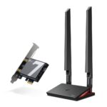 3-лентов Bluetooth 5.4 Wi-Fi 7 PCIe адаптер TP-Link Archer TBE550E BE9300