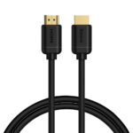 Кабел Baseus CAKGQ-B01 2x HDMI 2.0 4K 60Hz Cable, 3D, HDR, 18Gbps, 2м - черен