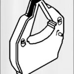 Лента за Oki ET 5500 (черна/червена)