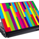 Скин за лаптоп LS0040, цветно райе