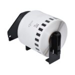 Makki съвместими етикети Brother DK-22205 - Roll White Continuous Length Paper Tape 62mm x 30.48m, Black on White - MK-DK-22205 - Image 3