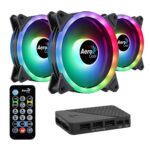 AeroCool комплект вентилатори Fan Pack 3-in-1 3x120mm - DUO 12 Pro - Addressable RGB with Hub, Remote - ACF3-DU10227.11