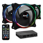 AeroCool комплект вентилатори Fan Pack 3-in-1 3x120mm - ECLIPSE 12 Pro - Addressable RGB with Hub, Remote - ACF3-EL10217.12