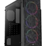 AeroCool кутия Case ATX - Ore Saturn - 3 Fans, RGB, Tempered Glass - ACCM-PV21033.11