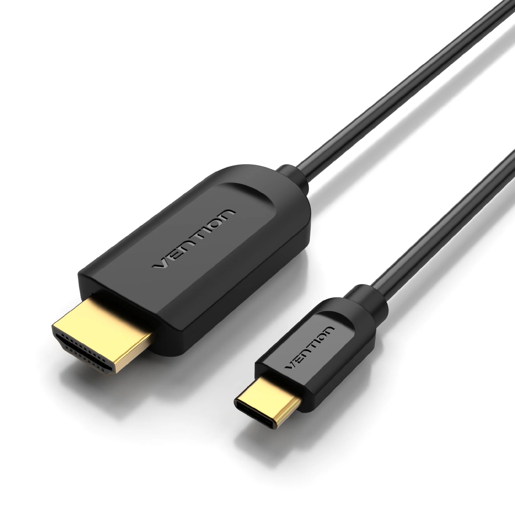 Vention кабел Cable Type-C to HDMI - 2.0m 4K Black - CGUBH - Image 1
