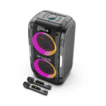 W-King Блутут парти колона Bluetooth Party Speaker - T9 PRO - 120W, 2 x Wireless Microphones, Karaoke