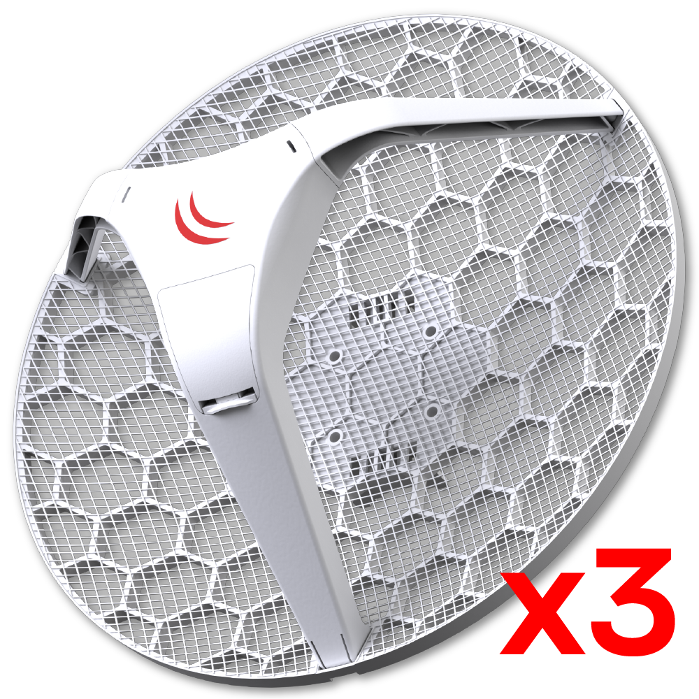 rblhg-5nd-3-virtualnazona Комплект от 3бр. антена MikroTik LIGHT HEAD GRID LHG 5 RBLHG5kit - Image 1