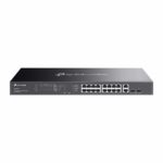 20-портов комутатор TP-Link Omada ES220GMP Gigabit Easy Managed Switch с 16 PoE+ порта