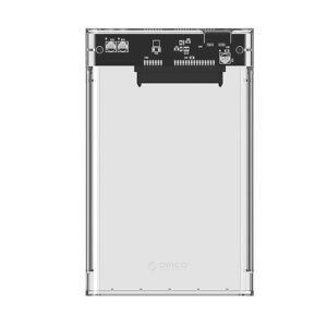 Външна кутия за диск Orico 2139U3-CR-PRO за 2.5" (6.35 cm) HDD/SSD, USB 3.0, прозрачна