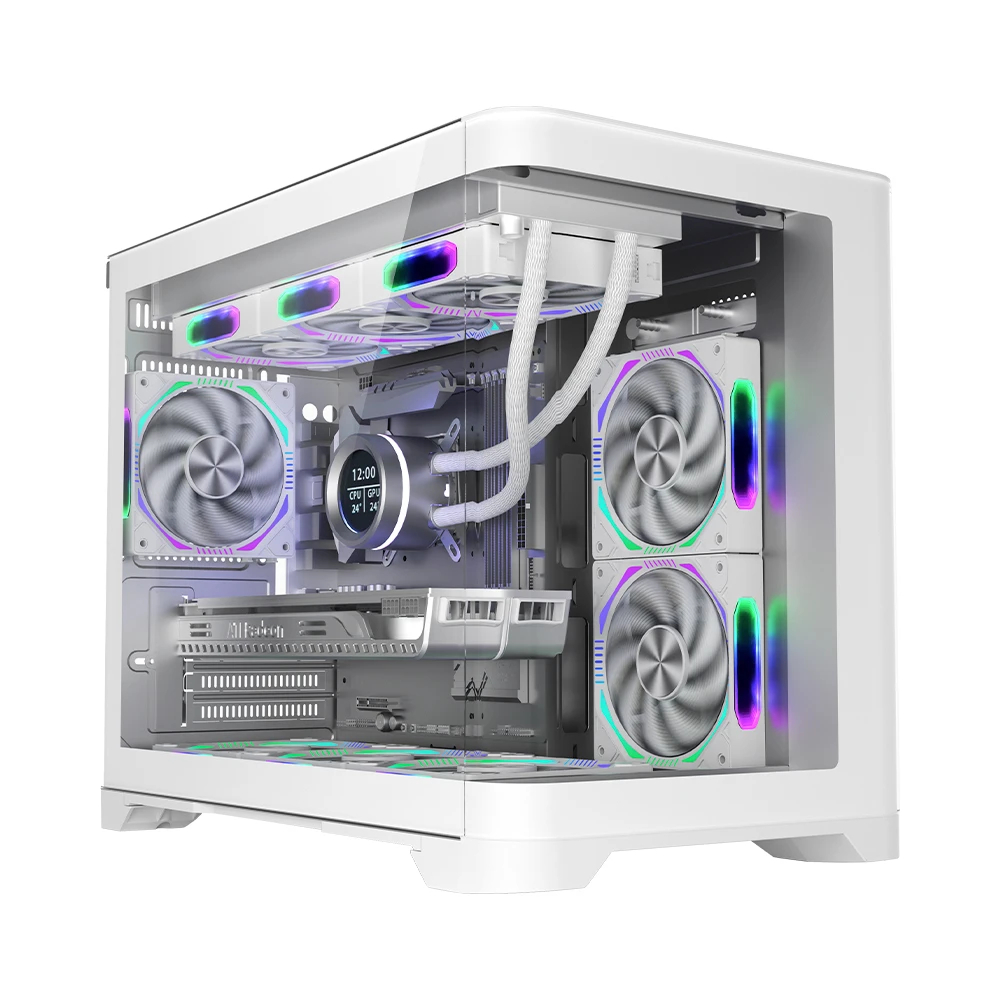 1stplayer_uv6_wh_01_bgxdpn 1stPlayer кутия Case mATX - UV6 White - Image 1