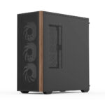 AeroCool кутия Case ATX - D501A Black, Addressable RGB, Wood - Image 3