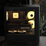 AeroCool кутия Case ATX - D501A Black, Addressable RGB, Wood - Image 4
