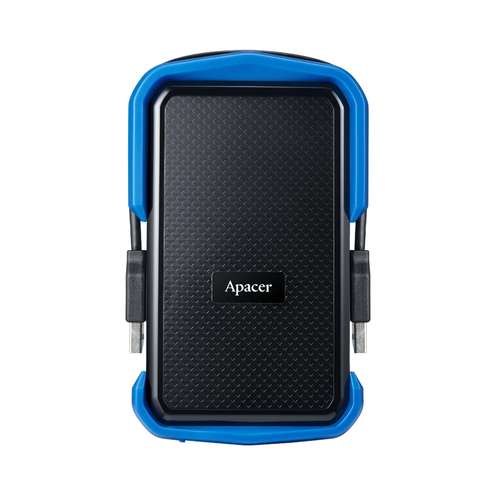 apacer_ap1tbac631u_1_01_62g92g Apacer Външен хард диск Portable Hard Drive AC631 1TB USB 3.2 Gen 1, Military-Grade, Shockproof, Black - Image 1