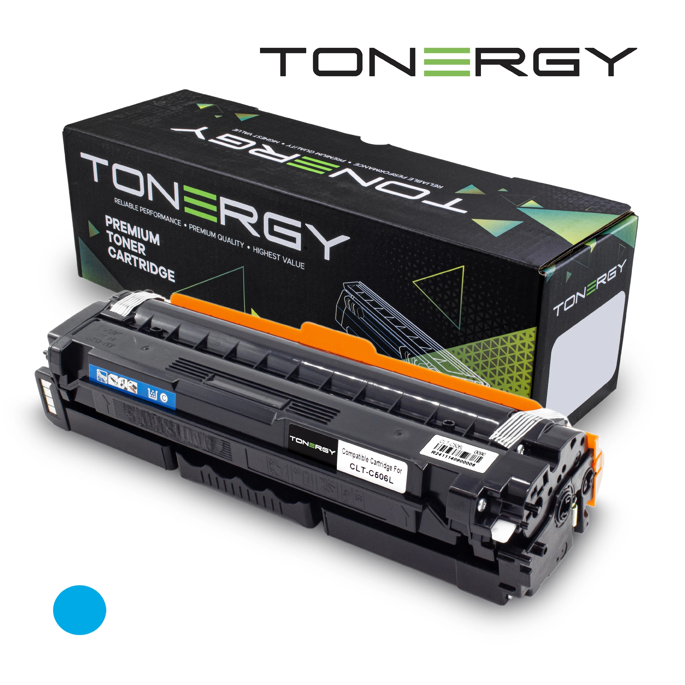 clt_c506l_boxtoner_lqhq3c Tonergy съвместима Тонер Касета Compatible Toner Cartridge SAMSUNG CLT-C506L Cyan, 3.5k - Image 1