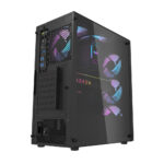 Darkflash кутия Case ATX - DK351 Black - 4 fans included - Image 2