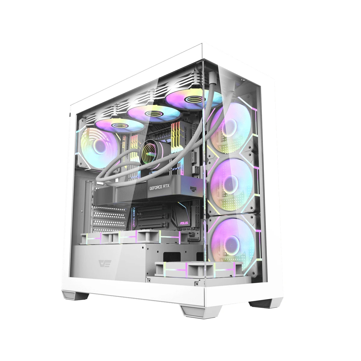 darkflash_ds900_wh_7f_01_e3rwp5 Darkflash кутия Case ATX - DS900 White - USB-C - Image 1