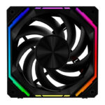 Darkflash Комплект вентилатори Fan Pack 3-in-1 3x120mm - INF32 Black, Daisy-Chain, Infinity Mirror, A-RGB - Image 2