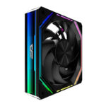 Darkflash Комплект вентилатори Fan Pack 3-in-1 3x120mm - INF32 Black, Daisy-Chain, Infinity Mirror, A-RGB - Image 3