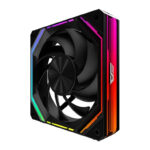 Darkflash Комплект вентилатори Fan Pack 3-in-1 3x120mm - INF32 Black, Daisy-Chain, Infinity Mirror, A-RGB - Image 5