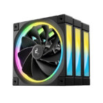 DeepCool Комплект вентилатори Fan Pack 3-in-1 3x120mm - FL12R Black, Reverse, Addressable RGB