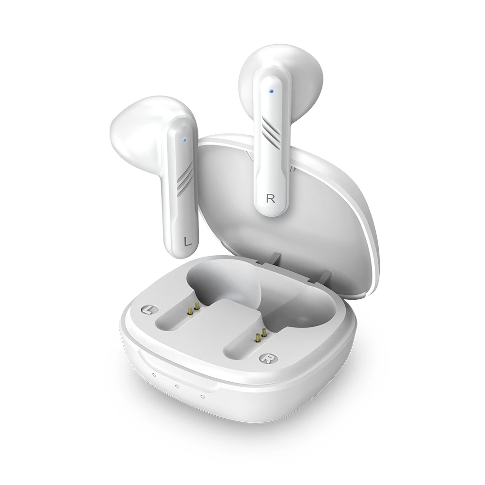 genius_hs_m905bt_white_02_uytsac Genius безжични слушалки TWS Bluetooth 5.3 Earphones HS-M905BT White - Image 2