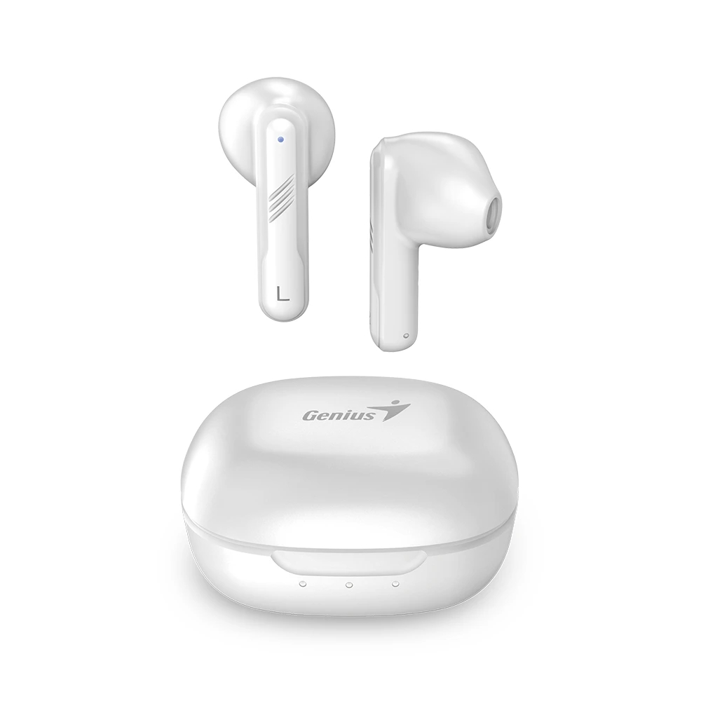 genius_hs_m905bt_white_03_yqlnws Genius безжични слушалки TWS Bluetooth 5.3 Earphones HS-M905BT White - Image 3