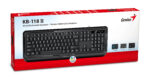 Genius клавиатура кирилизирана Smart Keyboard KB-118 II Black - AI, BG Layout, USB - Image 3