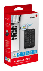 Genius цифрова безжична клавиатура кийпад Keypad Wireless NumPad 1000 - AI, 2.4G, Black - Image 4