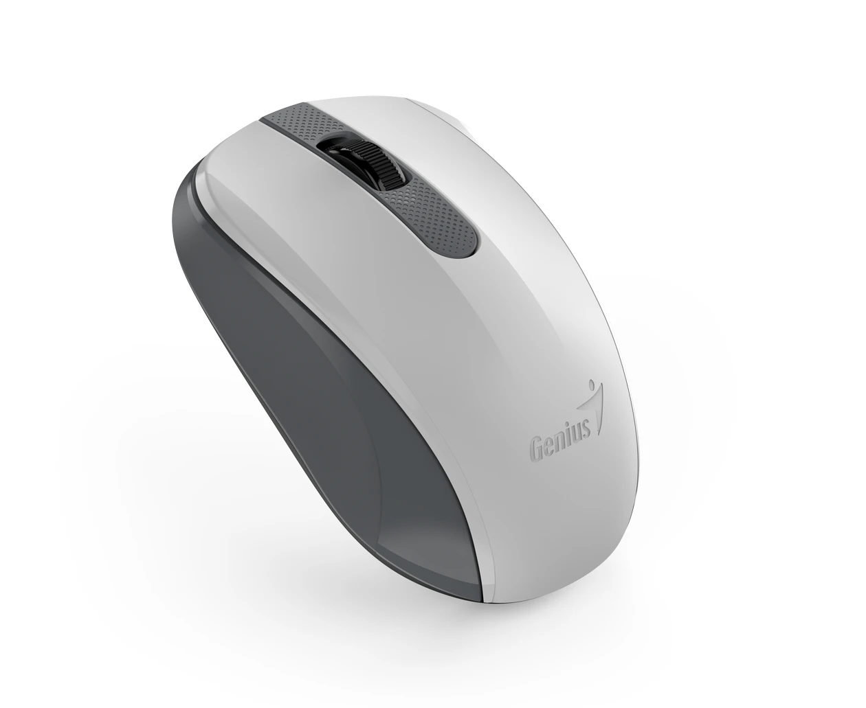 genius_nx_8008s_whitegray_001_eig18p Genius безжина безшумна мишка Wireless Silent Mouse - NX-8008S White+Gray - Silent, 2.4GHz - Image 1