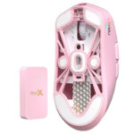 Lamzu професионална геймърска мишка MAYA X 8K - Wireless Gaming Mouse - Light Pink - Image 3