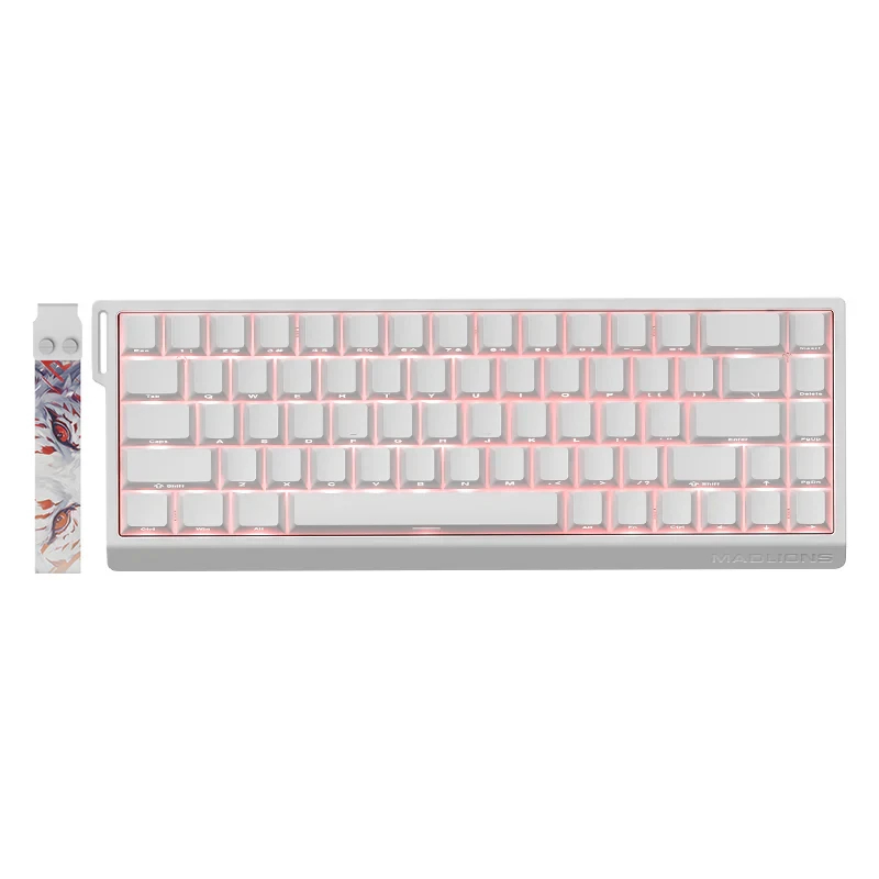 madlions_mad_68_he_rgb_wh_01_1rvlfn Madlions професионална геймърска механична клавиатура Professional Gaming Mechanical Keyboard MAD 68 HE RGB - 1K, Magnetic Amber Pro Switches - White - Image 1