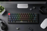Marvo механична геймърска клавиатура Gaming Mechanical keyboard Saber 61 KG933G White - 61 keys, Red Switches [Linear] - Image 4