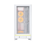 Montech кутия Case ATX - HS01 PRO (W) - 5 x 120 mm ARGB Fans, USB-C, White - Image 5