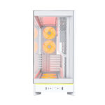 Montech кутия Case ATX - HS02 PRO (W) - 5 x 120 mm ARGB Fans, USB-C, Black - Image 4