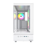 Montech кутия Case ATX - XR (W) - 3 x 120 mm ARGB Fans, USB-C, White - Image 2